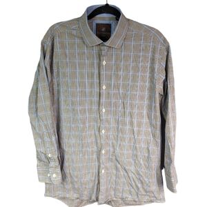 Tattersall Check Cotton Shirt Sz 16 1/2